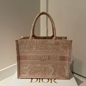 COPY— RESERVED! Pink dior book tote